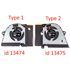 Вентилятор Asus GA401II GA401IH GA401IU GA401IV GTX1650Ti 12V CPU GPU DFSCK22105182H 13NR03F0AP0101 6033B0084901 13NR