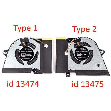 Вентилятор Asus GA401II GA401IH GA401IU GA401IV GTX1650Ti 12V CPU GPU DFSCK22105182H 13NR03F0AP0101 6033B0084901 13NR