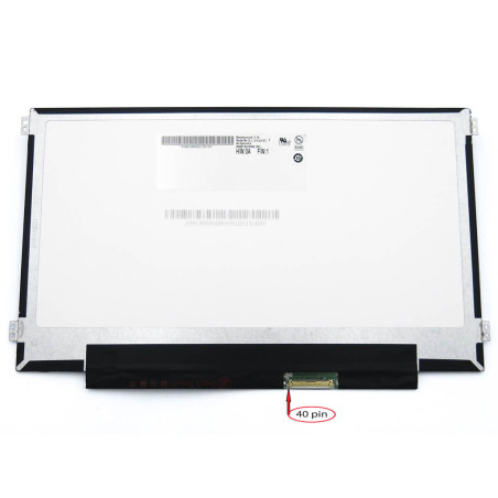 Матриця з тачскріном 11.6 Slim eDP 1366 *768 40pin AUO B116XAK01.1 B116XAK01 1