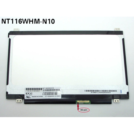 Матрица 11.6 Slim 1366*768 40pin BOE NT116WHM-N10 N116BGE-L41 C2 N116BGE-L42 C1 N116BGE-L42 B2 LP116WH2-TLB1 LP116WH2-TLC1