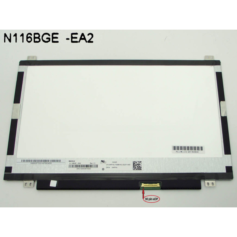 Матриця 11.6 Slim eDP 1366*768 30pin Innolux N116BGE-EA2 N116BGE-EB2 B116XTN01.0 N116BGE-E42 N116BGE-E32 B116XTN02.3 Матриця 11.6 Slim eDP 1366*768 30pin Innolux N116BGE-EA2 N116BGE-EB2 B116XTN01.0 N116BGE-E42 N116BGE-E32 B116XTN02.3