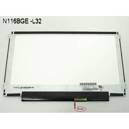 Матриця 11.6 Slim 1366*768 40pin Innolux N116BGE-L32 B116XW03 V.2 N116BGE-L42 N116BGE L42