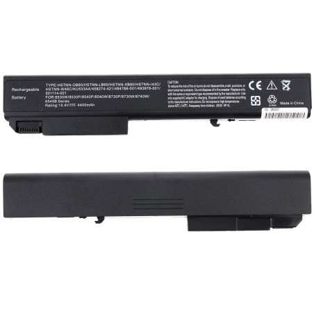 Батарея HP EliteBook 458274-361 HSTNN-I43C HSTNN-LB60 HSTNN-OB60 HSTNN-W46C HSTNN-XB60 KU533AA NBP8A8282 14.4V 4400mAh