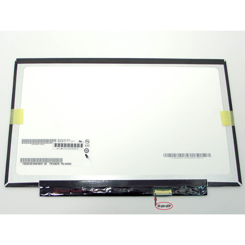 Матрица 12.5 Slim eDP 1366*768 30pin IVO M125NWN1 R.0 X230 X240 LP125WH2-SPT1 LP125WF2-SPB1 HB125WX1-200 LP125WF2 SPB1
