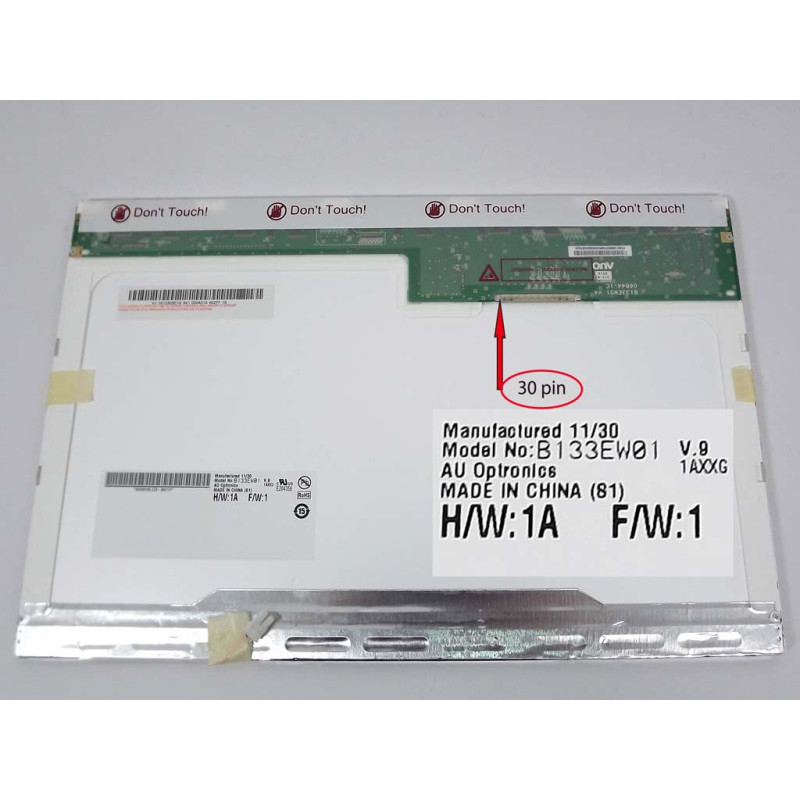 Матрица 13.3 AUO B133EW01 V.9 CCFL-1лампа 1280*800 30Pin ASUS ACER DELL MSI HP Lenovo B133EW01 v.4 N133I7-L01 LP133WX1-TLB1 Матрица 13.3 AUO B133EW01 V.9 CCFL-1лампа 1280*800 30Pin ASUS ACER DELL MSI HP Lenovo B133EW01 v.4 N133I7-L01 LP133WX1-TLB1