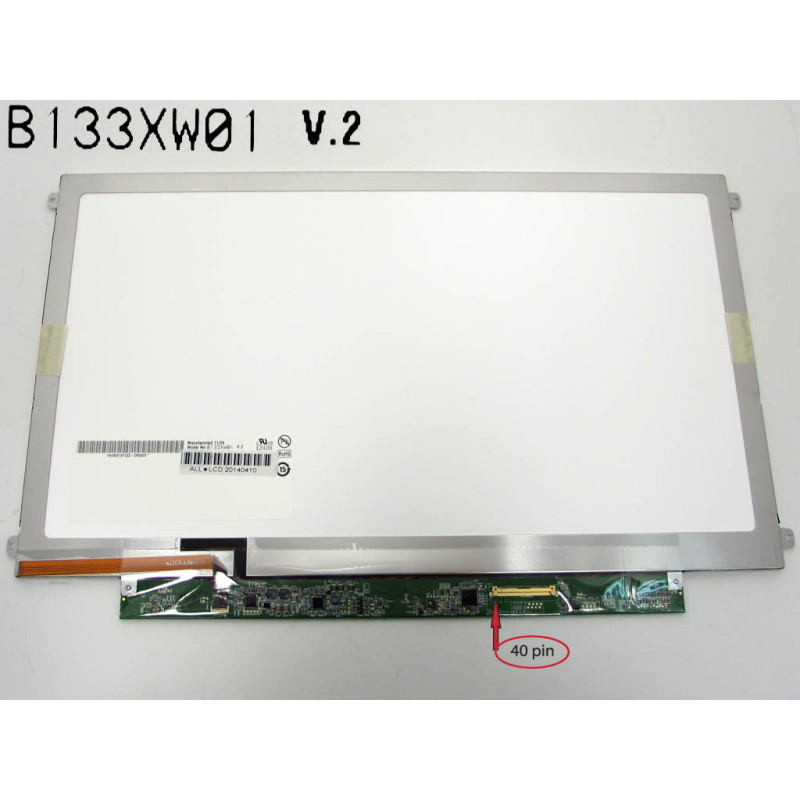 Матриця 13.3 Slim 1366*768 40Pin AUO B133XW01 V.2 ASUS ACER DELL MSI HP Lenovo LP133WH2-TLL1 B133XW03 V.2 LP133WH2-TLA4 Матриця 13.3 Slim 1366*768 40Pin AUO B133XW01 V.2 ASUS ACER DELL MSI HP Lenovo LP133WH2-TLL1 B133XW03 V.2 LP133WH2-TLA4