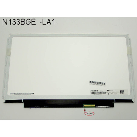 Матрица для ноутбука 13.3 Innolux N133BGE-LA1 1366*768 40Pin LED Slim CLAA133WA01 CLAA133WA01A B133XW01 V.0 B133XW01 V.1