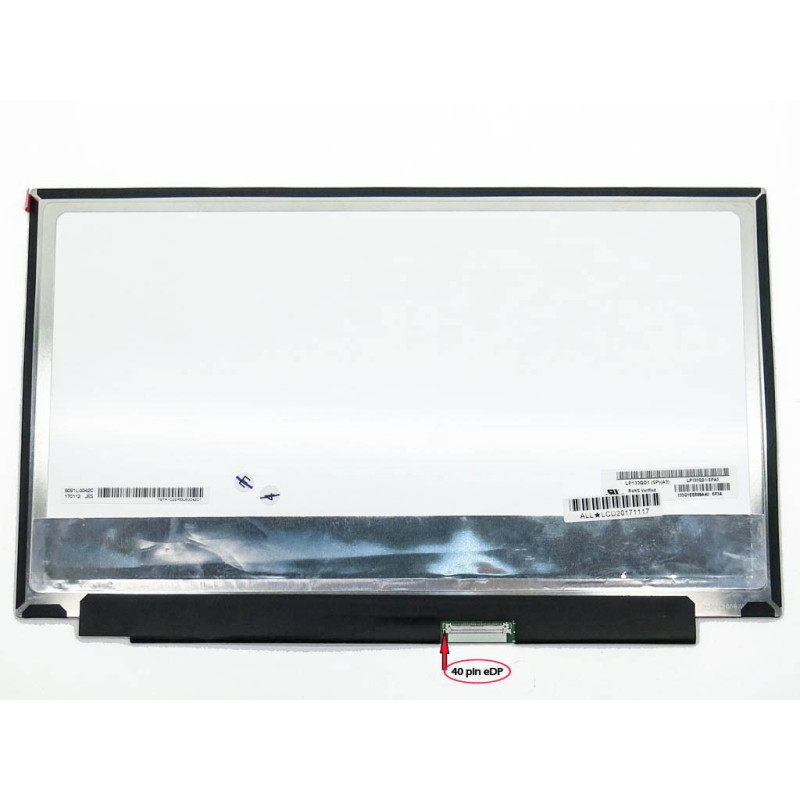 Матрица 13.3 Slim eDP 3200*1800 40pin LG LP133QD1-SPA3 LP133QD1 SPA3 Матрица 13.3 Slim eDP 3200*1800 40pin LG LP133QD1-SPA3 LP133QD1 SPA3