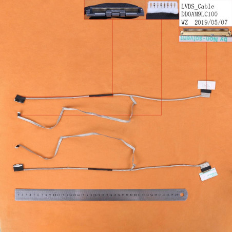 Шлейф матрицы Dell Inspiron 7000 7557 7559 DD0AM9LC100 ZAVB0 4K With touch 40 Pin
