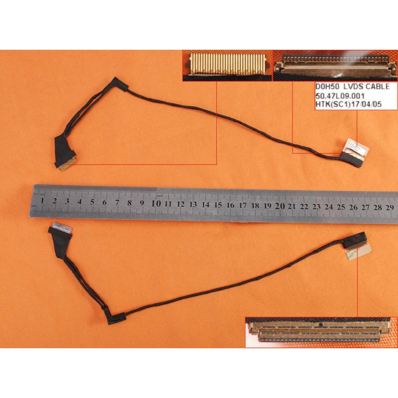 Шлейф матрицы Dell Inspiron 7537 N7537 15 7000 30Pin 03PC10 50.47L09.001 5047L09001 50 47L09 001 D0H50