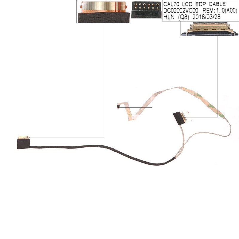 Шлейф матрицы Dell Inspiron 17 5770 5775 I5770 3790 3781 3793 3780 3785 p35e 0GK0Y0 DC02002VC00 30pin eDP Шлейф матрицы Dell Inspiron 17 5770 5775 I5770 3790 3781 3793 3780 3785 p35e 0GK0Y0 DC02002VC00 30pin eDP