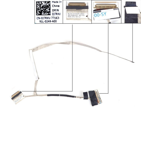 Шлейф матрицы Dell Inspiron 5580 5581 5585 5588 eDP 30pin 0J7RXV 450.0F806.0021 4500F8060021 450 0F806 0021