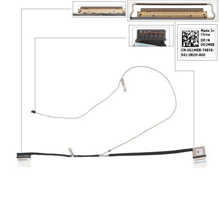 Шлейф матрицы Dell Inspiron 15 5584 eDP 40pin 450.0G708.0011 4500G7080011 0G1M8X