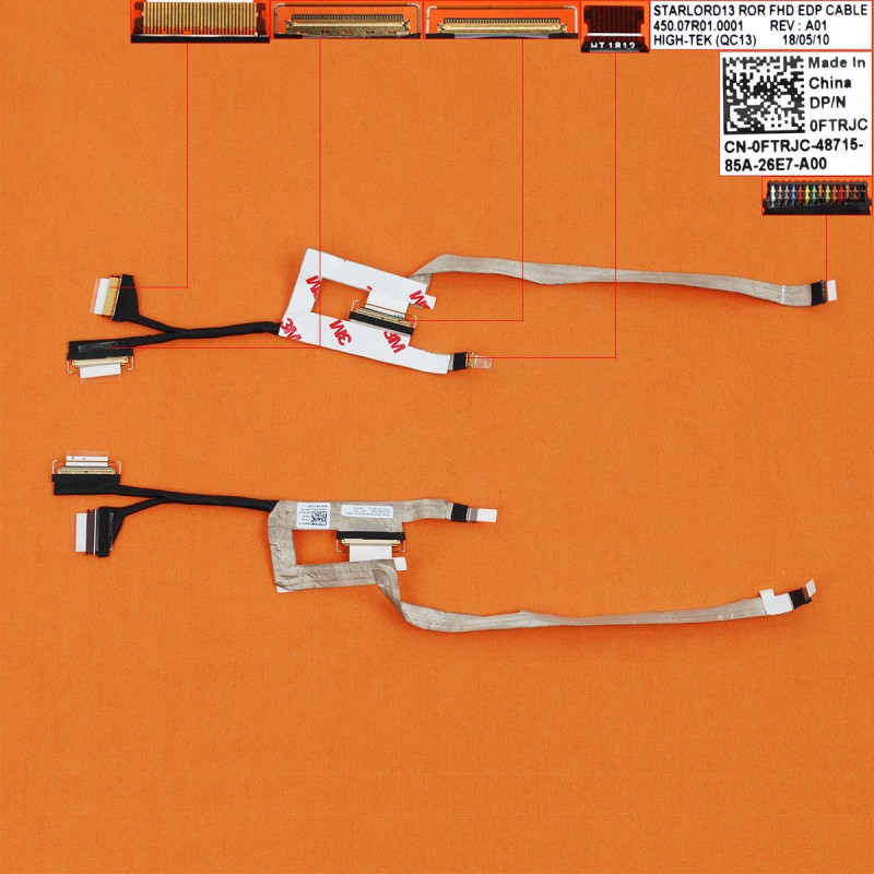 Шлейф матриці Dell Inspiron 13 5368 5378 5379 450.07R01.0001 45007R010001 0FTRJC 30pin eDP Шлейф матриці Dell Inspiron 13 5368 5378 5379 450.07R01.0001 45007R010001 0FTRJC 30pin eDP