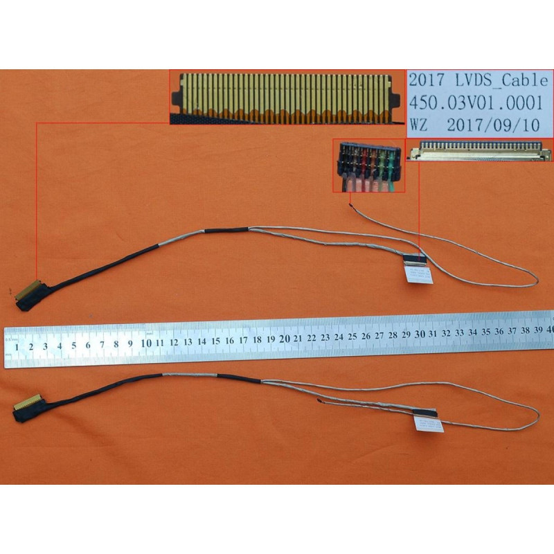 Шлейф матрицы Dell Inspiron 14 3451 3452 3458 3459 3552 3878 30pin eDP 450.03V01.1001 0FR0VM 450.03V01.0001 Шлейф матрицы Dell Inspiron 14 3451 3452 3458 3459 3552 3878 30pin eDP 450.03V01.1001 0FR0VM 450.03V01.0001