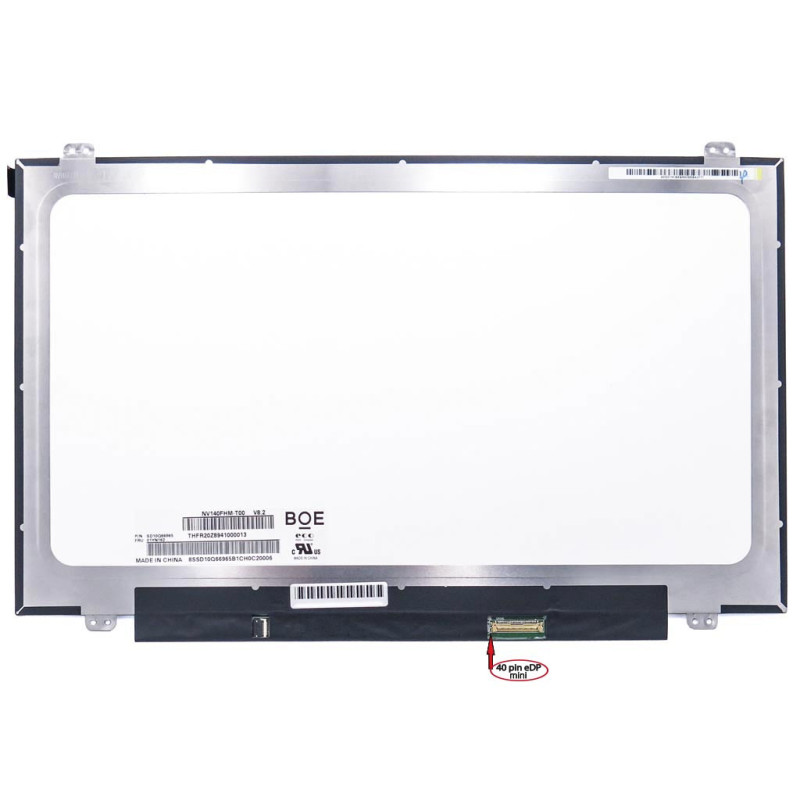 Матрица с тачскрином 14.0 Slim 320mm 1920*1080 40pin BOE NV140FHM-T00 NV140FHM T00