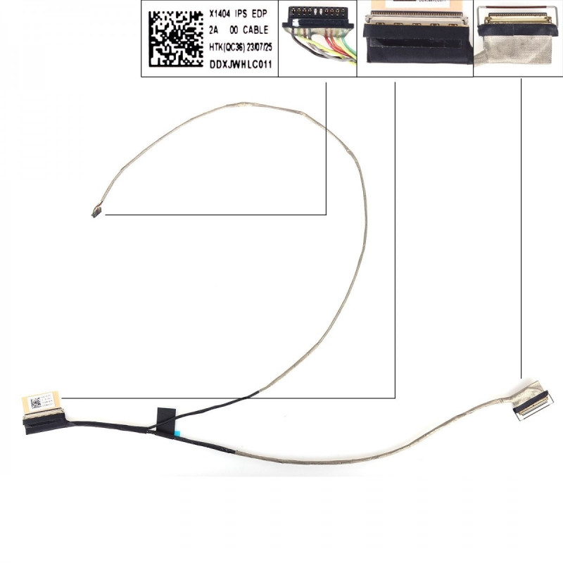 Шлейф матрицы Asus VivoBook 14 F1404ZA P1404ZA X1404VA X1404VAP X1404ZA 30pin DDXJWHLC011 DDXJWHLC001 14005-0458050 Шлейф матрицы Asus VivoBook 14 F1404ZA P1404ZA X1404VA X1404VAP X1404ZA 30pin DDXJWHLC011 DDXJWHLC001 14005-0458050