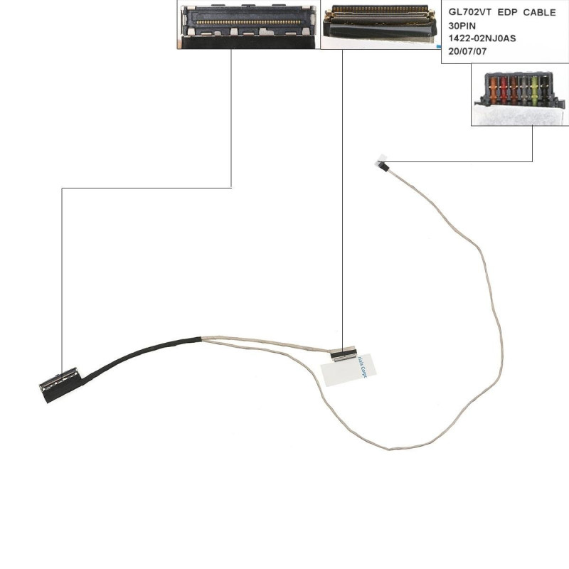 Шлейф матрицы Asus GL702VT GL702ZC 1422-02NJ0AS 14005-02110100 14005-02110000 0CCAU016006N 14005-02110200 eDP000000 Шлейф матрицы Asus GL702VT GL702ZC 1422-02NJ0AS 14005-02110100 14005-02110000 0CCAU016006N 14005-02110200 eDP000000