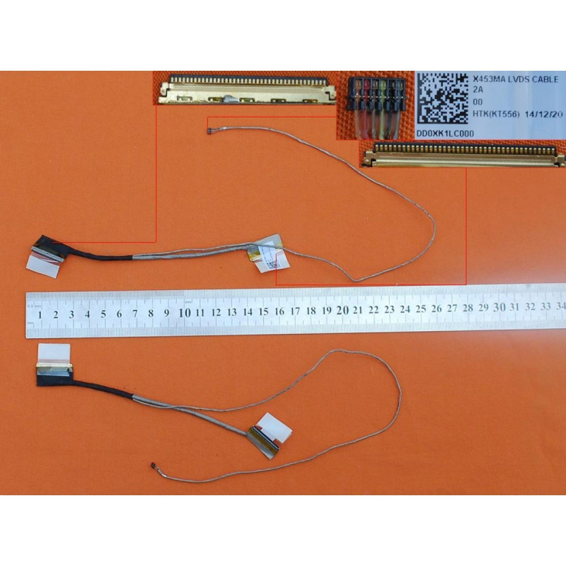 Шлейф матрицы Asus A453MA D453MA F453MA P453MA R413MA X453MA DD0XK1LC000 14005-01250000 14005-01250200 40pin LVDS Шлейф матрицы Asus A453MA D453MA F453MA P453MA R413MA X453MA DD0XK1LC000 14005-01250000 14005-01250200 40pin LVDS