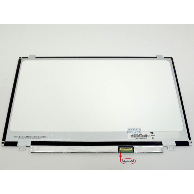 Матрица 14.0 Slim eDP 1366*768 30pin Innolux N140BGE-E43 EB3 AUO B140XTN03.2 B140XTN02.4 B140XTN03.3 B140XTN02.6 B140XTN02.A Матрица 14.0 Slim eDP 1366*768 30pin Innolux N140BGE-E43 EB3 AUO B140XTN03.2 B140XTN02.4 B140XTN03.3 B140XTN02.6 B140XTN02.A