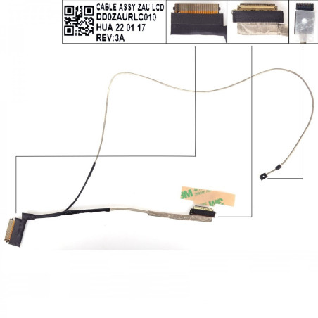 Шлейф матриці Acer Aspire A515-44 A515-44G A515-45 A515-45G A515-46 DD0ZAURLC010 DD0ZAURLC020 50.HWDN7.003 DDZAURLC