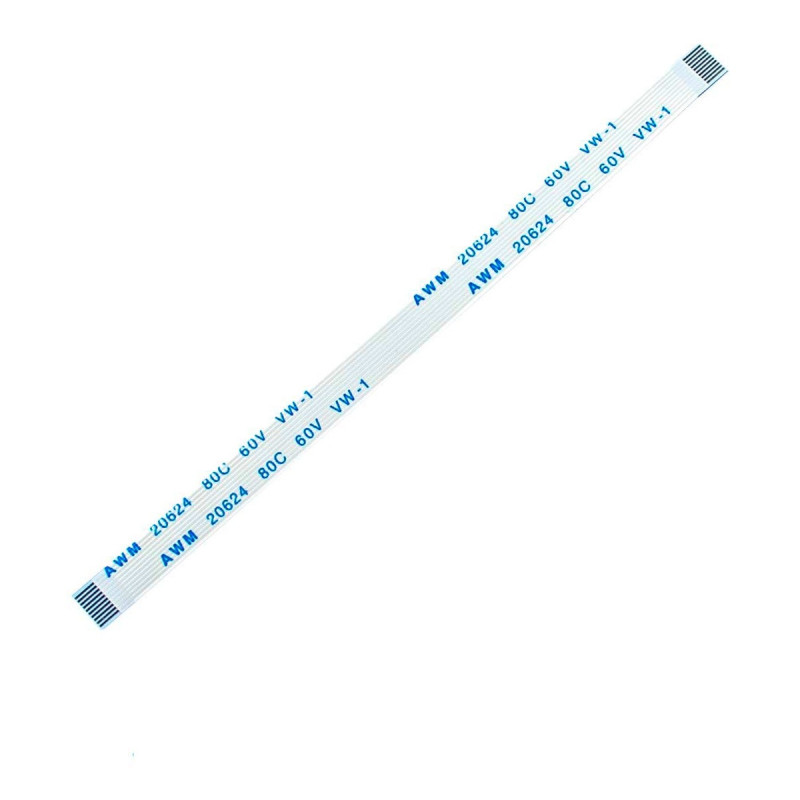 Плоский шлейф 10pin 0.5mm 100 5.5mm прямий FFC AWM 20624 VW-1 80C 60V Плоский шлейф 10pin 0.5mm 100 5.5mm прямий FFC AWM 20624 VW-1 80C 60V