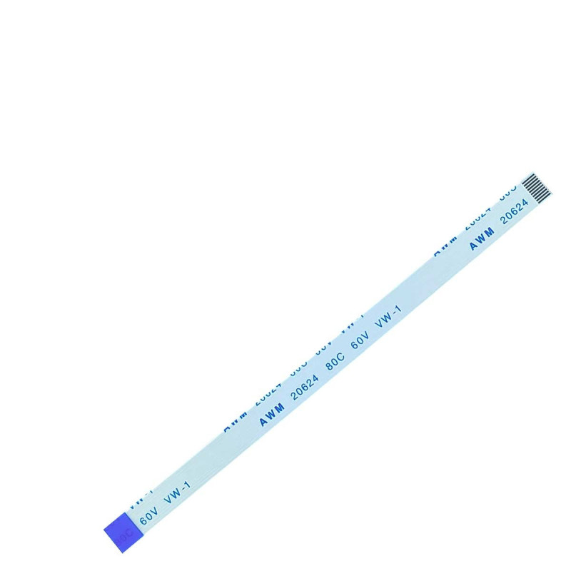 Плоский шлейф 10pin 0.5mm 100 5.5mm реверсний FFC AWM 20624 VW-1 80C 60V Плоский шлейф 10pin 0.5mm 100 5.5mm реверсний FFC AWM 20624 VW-1 80C 60V