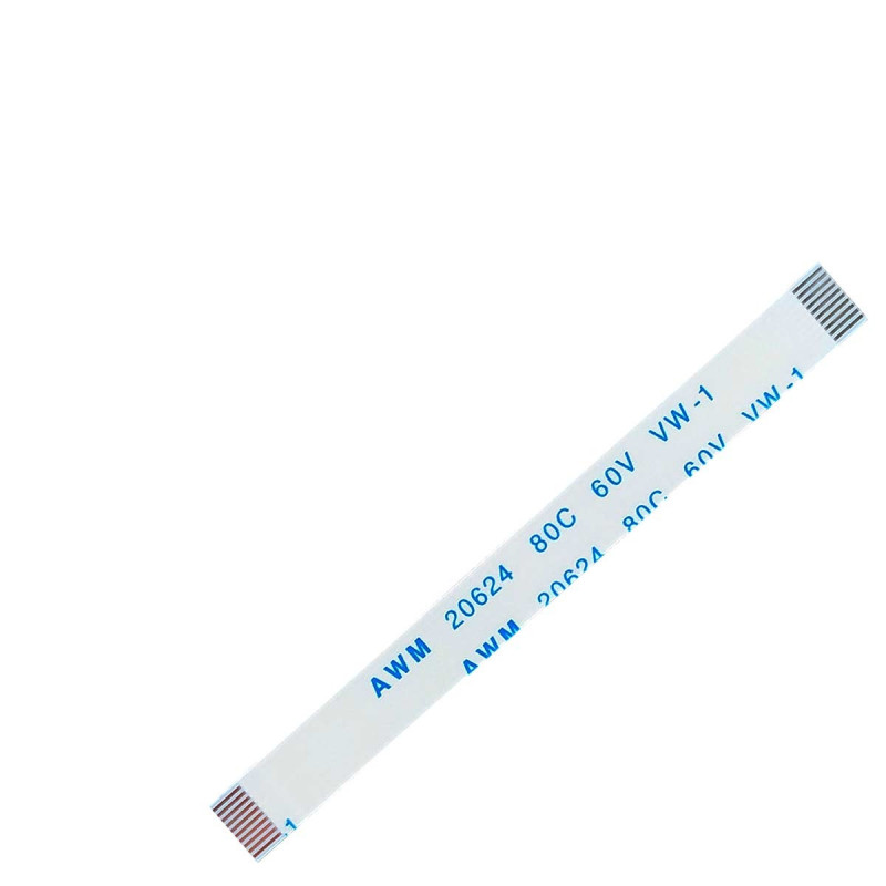 Плоский шлейф 10pin 0.5mm 60 5.5mm прямой FFC AWM 20624 VW-1 80C 60V Плоский шлейф 10pin 0.5mm 60 5.5mm прямой FFC AWM 20624 VW-1 80C 60V