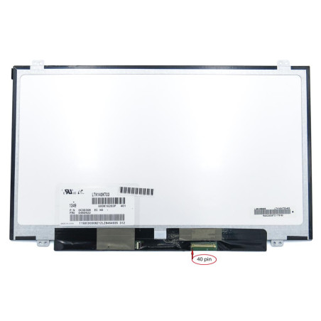 Матрица 14.0 Slim 1600*900 40pin SAMSUNG LTN140KT03 B140RW02 V.2 B140RW02 V.1 LP140WD2-TLB1 LTN140KT03 LP140WD2 TLB1 B140RW02