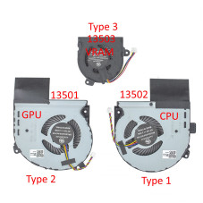 Вентилятор Asus ROG Strix GL703GM GL703GS 12V CPU GPU VRAM FAN DQ5DC87E002 DQ5DC87E002 5V 0.5A FCN FK09 DFS1500058Z0T