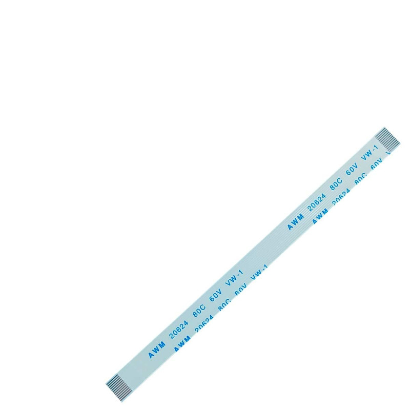 Плоский шлейф 12pin 0.5mm 100 6.5mm прямой FFC AWM 20624 VW-1 80C 60V Плоский шлейф 12pin 0.5mm 100 6.5mm прямой FFC AWM 20624 VW-1 80C 60V