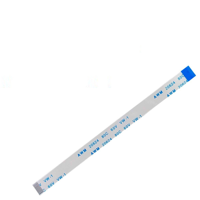 Плоский шлейф 12pin 0.5mm 100 6.5mm реверсный FFC AWM 20624 VW-1 80C 60V Плоский шлейф 12pin 0.5mm 100 6.5mm реверсный FFC AWM 20624 VW-1 80C 60V