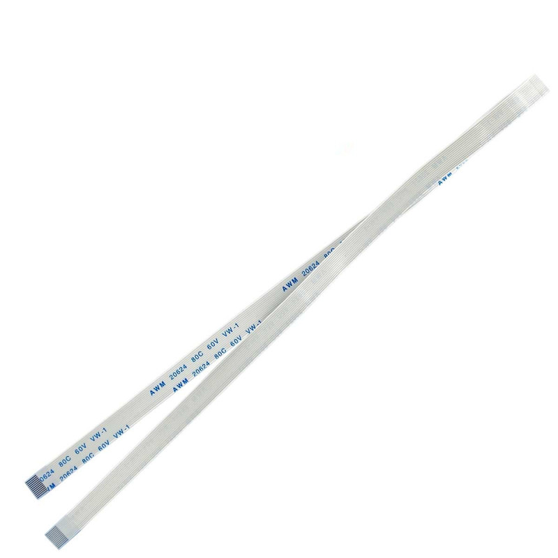 Плоский шлейф 12pin 0.5mm 400 6.5mm реверсний FFC AWM 20624 VW-1 80C 60V Плоский шлейф 12pin 0.5mm 400 6.5mm реверсний FFC AWM 20624 VW-1 80C 60V