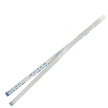 Плоский шлейф 12pin 0.5mm 400 6.5mm реверсный FFC AWM 20624 VW-1 80C 60V
