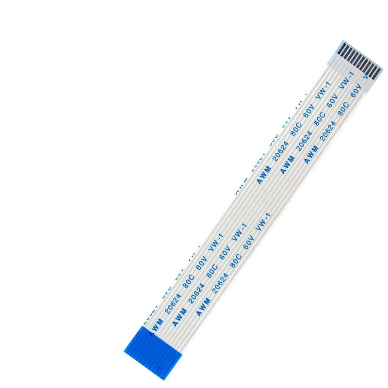 Плоский шлейф 12pin 1.0mm 100 13mm реверсний FFC AWM 20624 VW-1 80C 60V Плоский шлейф 12pin 1.0mm 100 13mm реверсний FFC AWM 20624 VW-1 80C 60V