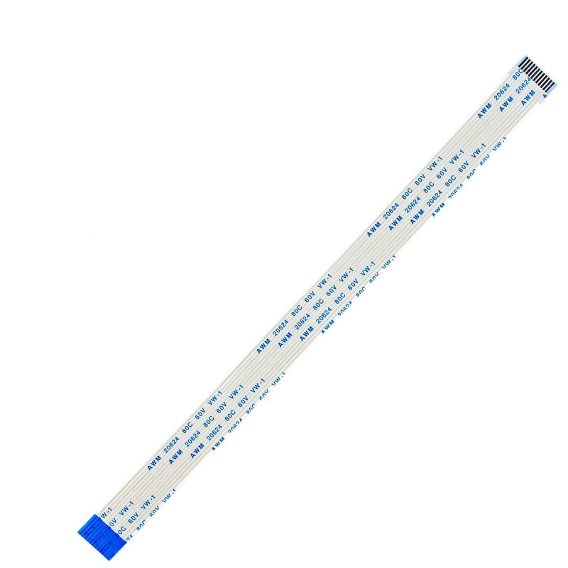 Плоский шлейф 12pin 1.0mm 200 13mm реверсный FFC AWM 20624 VW-1 80C 60V Плоский шлейф 12pin 1.0mm 200 13mm реверсный FFC AWM 20624 VW-1 80C 60V