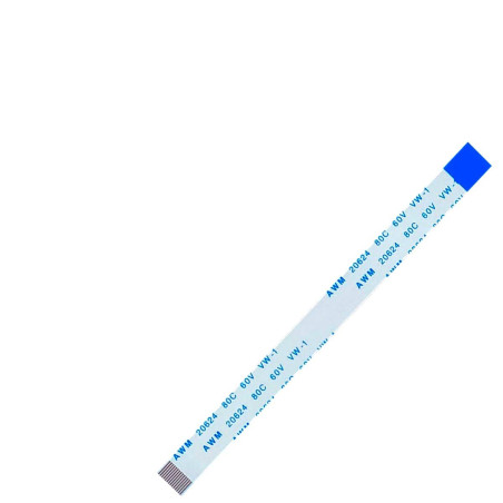 Плоский шлейф 14pin 0.5mm 100 7.5mm реверсный FFC AWM 20624 VW-1 80C 60V
