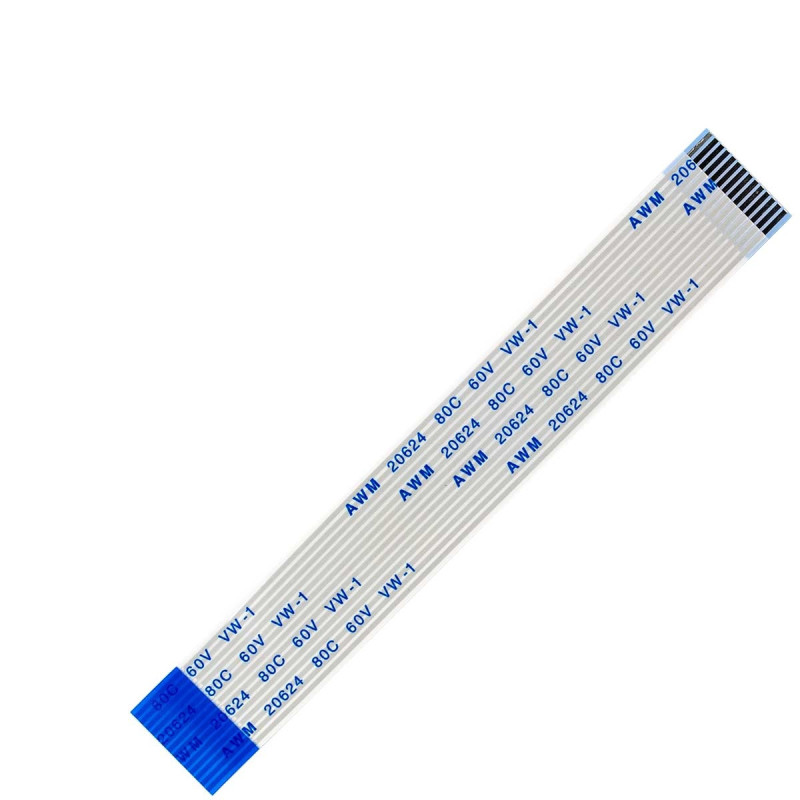 Плоский шлейф 14pin 1.0mm 100 15mm реверсний FFC AWM 20624 VW-1 80C 60V Плоский шлейф 14pin 1.0mm 100 15mm реверсний FFC AWM 20624 VW-1 80C 60V
