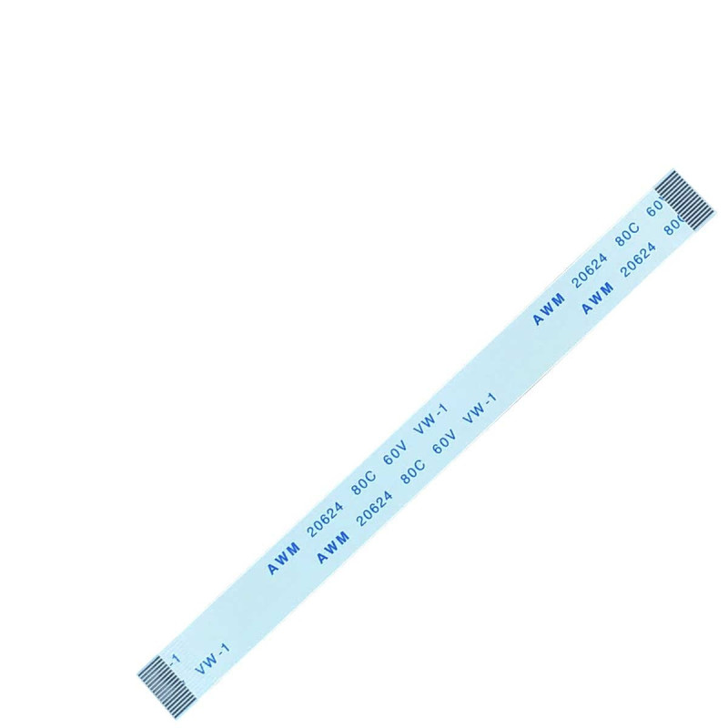 Плоский шлейф 16pin 0.5mm 100 8.5mm прямой FFC AWM 20624 VW-1 80C 60V Плоский шлейф 16pin 0.5mm 100 8.5mm прямой FFC AWM 20624 VW-1 80C 60V