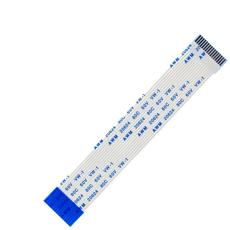 Плоский шлейф 16pin 1.0mm 100 17mm реверсный FFC AWM 20624 VW-1 80C 60V Плоский шлейф 16pin 1.0mm 100 17mm реверсный FFC AWM 20624 VW-1 80C 60V