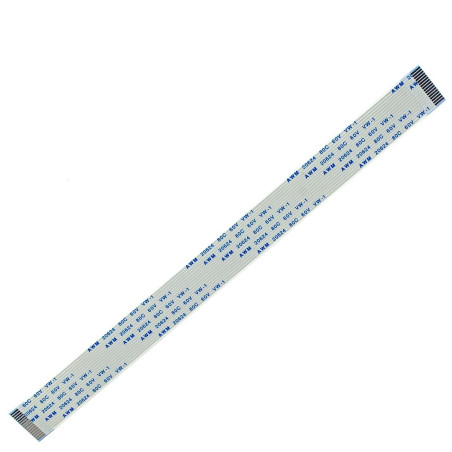 Плоский шлейф 16pin 1.0mm 200 17mm прямой FFC AWM 20624 VW-1 80C 60V