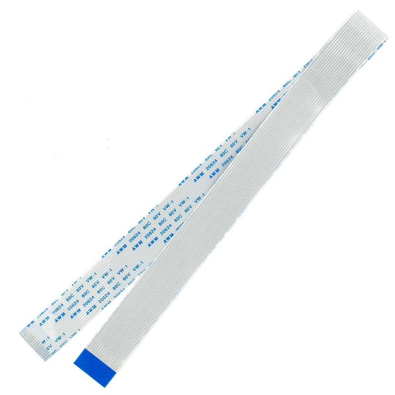 Плоский шлейф 16pin 1.0mm 400 17mm прямой FFC AWM 20624 VW-1 80C 60V Плоский шлейф 16pin 1.0mm 400 17mm прямой FFC AWM 20624 VW-1 80C 60V