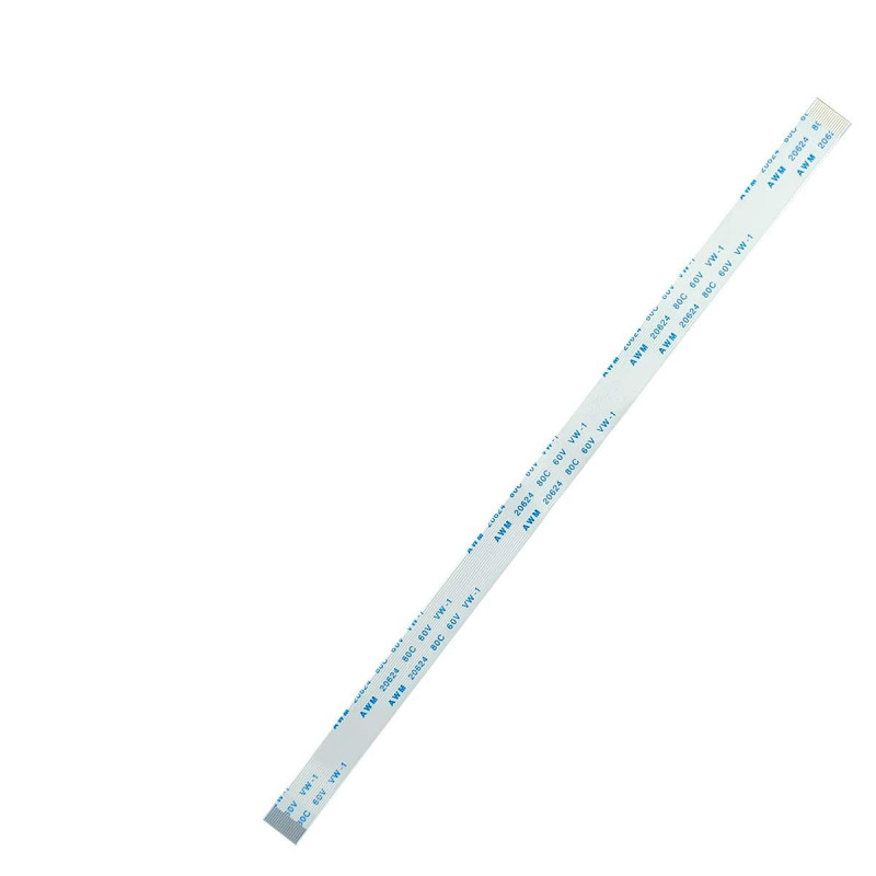 Плоский шлейф 18pin 0.5mm 200 9.5mm прямой FFC AWM 20624 VW-1 80C 60V Плоский шлейф 18pin 0.5mm 200 9.5mm прямой FFC AWM 20624 VW-1 80C 60V