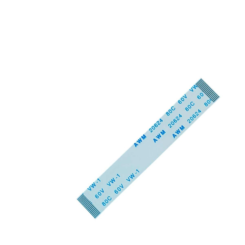 Плоский шлейф 18pin 0.5mm 60 9.5mm прямой FFC AWM 20624 VW-1 80C 60V Плоский шлейф 18pin 0.5mm 60 9.5mm прямой FFC AWM 20624 VW-1 80C 60V