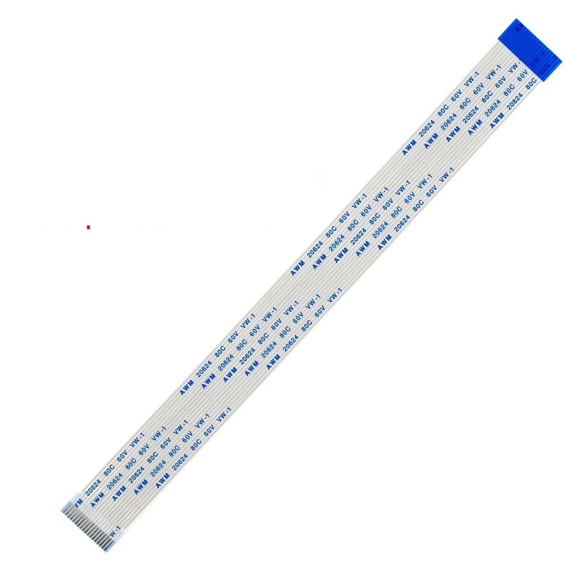 Плоский шлейф 18pin 1.0mm 200 19mm реверсный FFC AWM 20624 VW-1 80C 60V Плоский шлейф 18pin 1.0mm 200 19mm реверсный FFC AWM 20624 VW-1 80C 60V