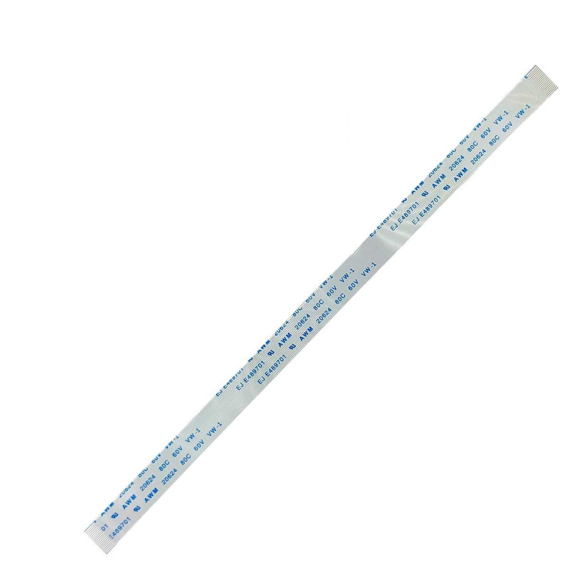 Плоский шлейф 19pin 0.5mm 200 10mm прямой FFC AWM 20624 VW-1 80C 60V Плоский шлейф 19pin 0.5mm 200 10mm прямой FFC AWM 20624 VW-1 80C 60V