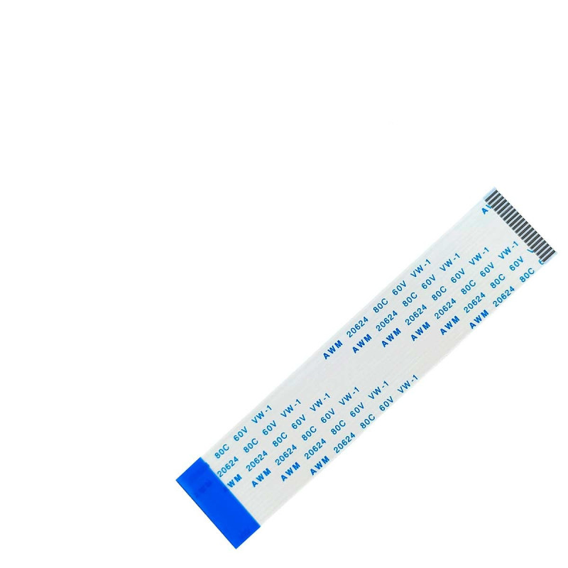 Плоский шлейф 20pin 1.0mm 100 21mm реверсный FFC AWM 20624 VW-1 80C 60V Плоский шлейф 20pin 1.0mm 100 21mm реверсный FFC AWM 20624 VW-1 80C 60V
