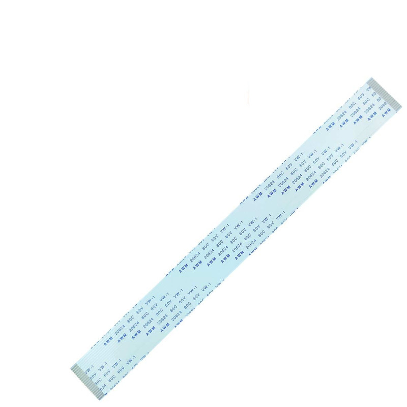 Плоский шлейф 20pin 1.0mm 200 21mm прямой FFC AWM 20624 VW-1 80C 60V Плоский шлейф 20pin 1.0mm 200 21mm прямой FFC AWM 20624 VW-1 80C 60V
