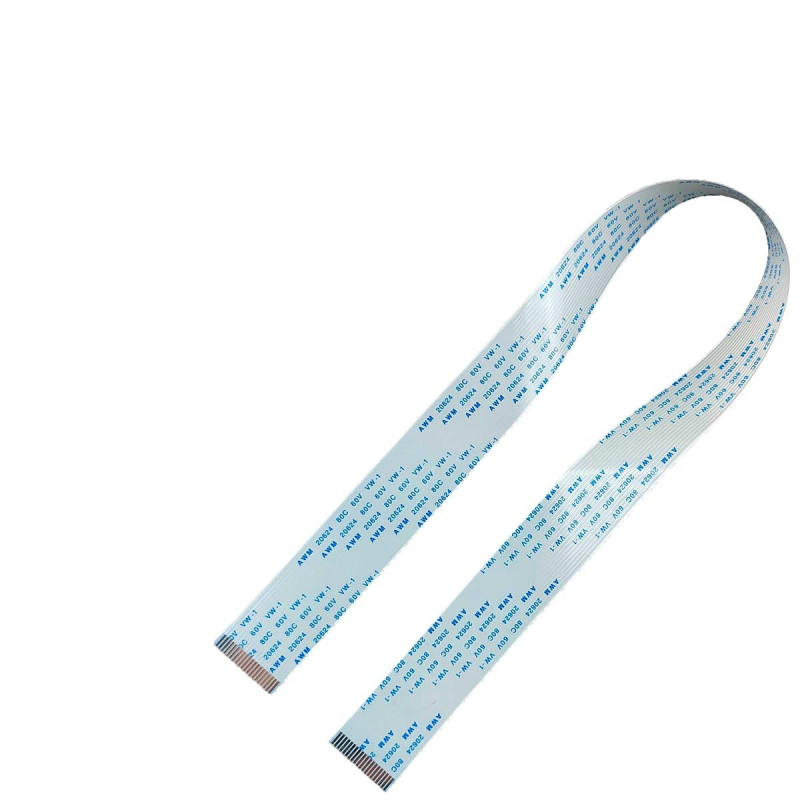 Плоский шлейф 20pin 1.0mm 400 21mm прямой FFC AWM 20624 VW-1 80C 60V Плоский шлейф 20pin 1.0mm 400 21mm прямой FFC AWM 20624 VW-1 80C 60V