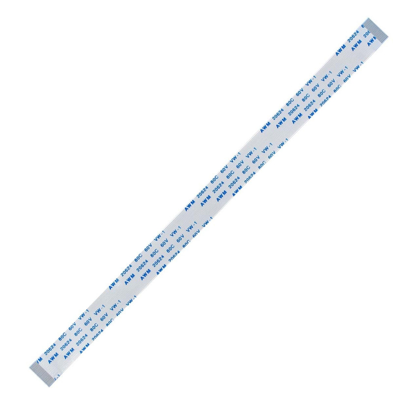 Плоский шлейф 22pin 0.5mm 200 11.5mm прямой FFC AWM 20624 VW-1 80C 60V Плоский шлейф 22pin 0.5mm 200 11.5mm прямой FFC AWM 20624 VW-1 80C 60V